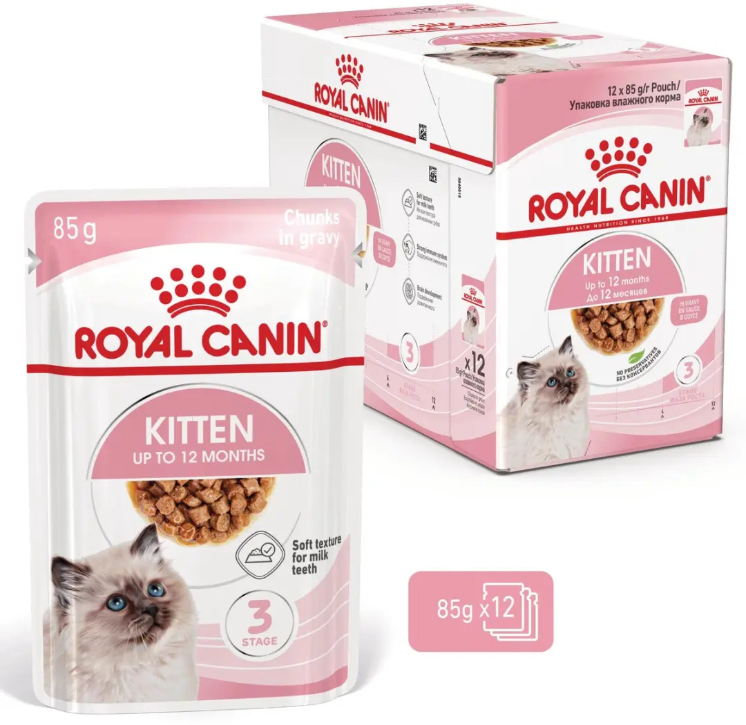 Royal Canin Kitten Natvoer Gravy - 12 x 85g