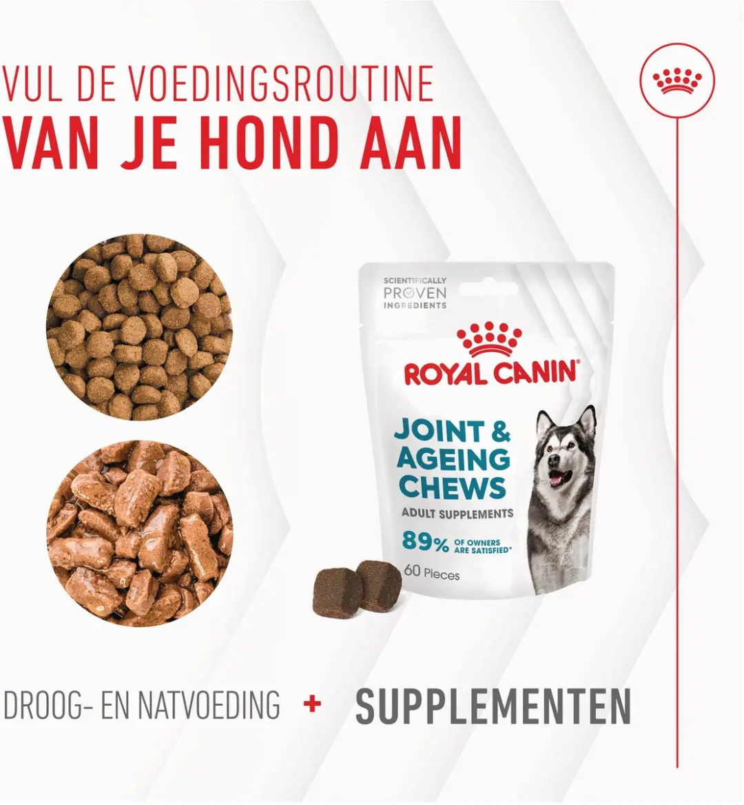 Royal Canin Joint & Ageing Chews Hondensnacks 60 Stuks