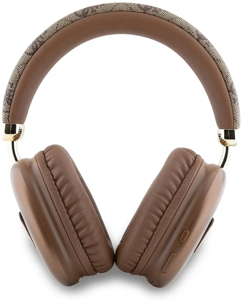 GUESS BHK1P 4G Triangle Bluetooth Koptelefoon - Bruin