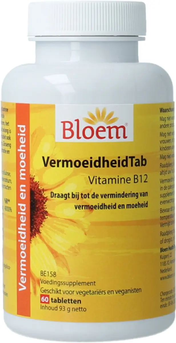 Bloem Vermoeidheidtabletten 60 Stuks