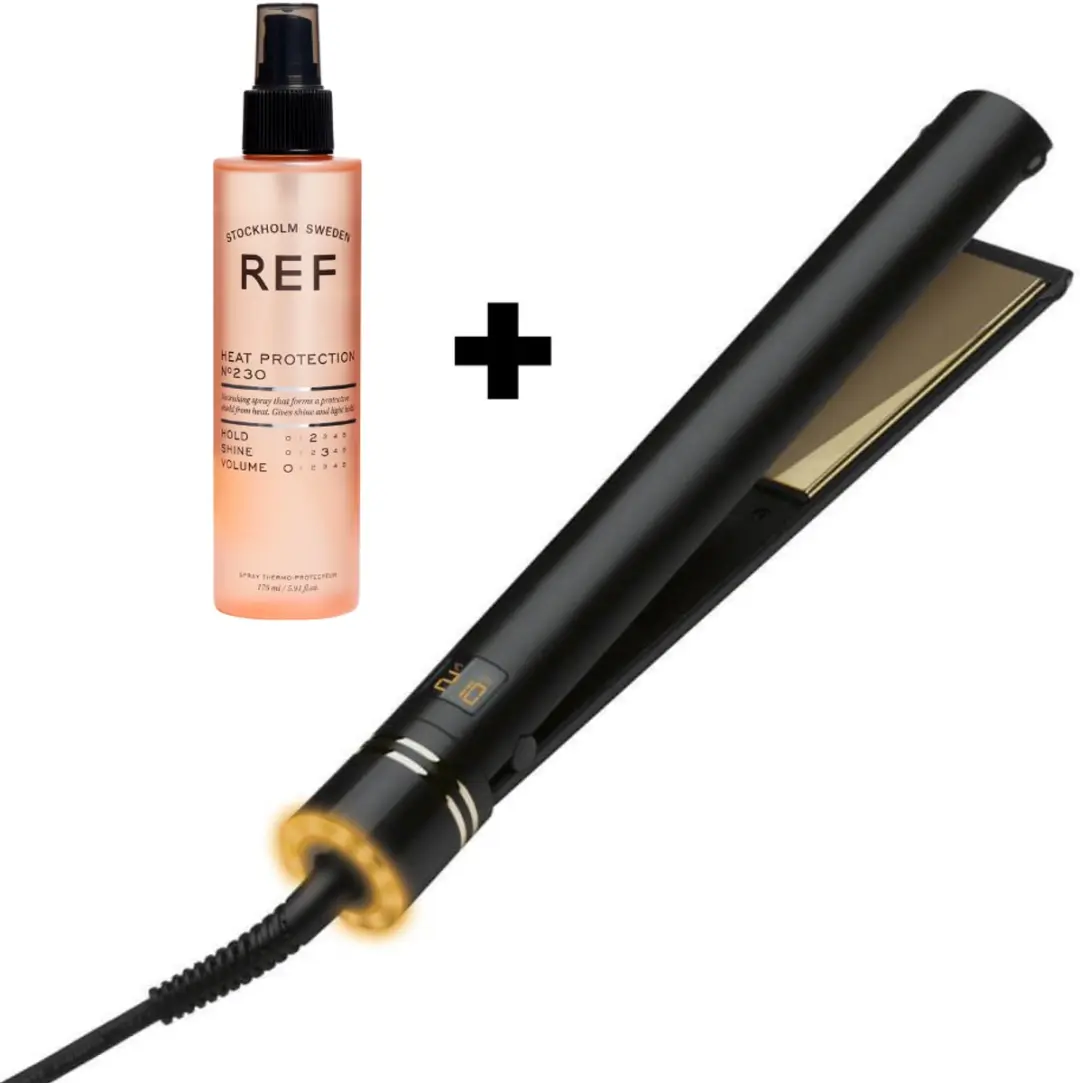 Hot Tools Evolve 25mm Stijltang - Zwart/Goud + Heat Protection 175ml