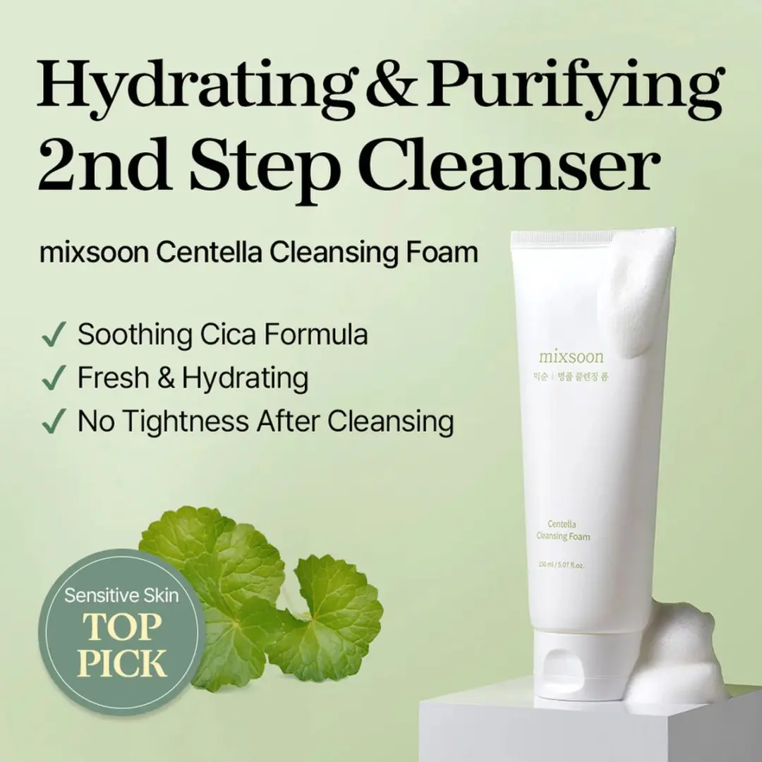 Mixsoon Centella Reinigingsschuim 150ml