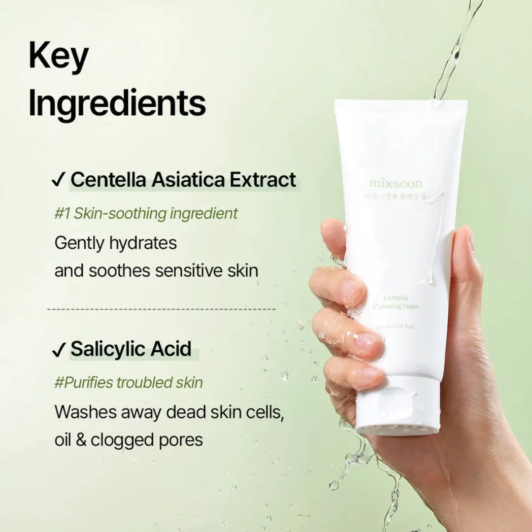 Mixsoon Centella Reinigingsschuim 150ml