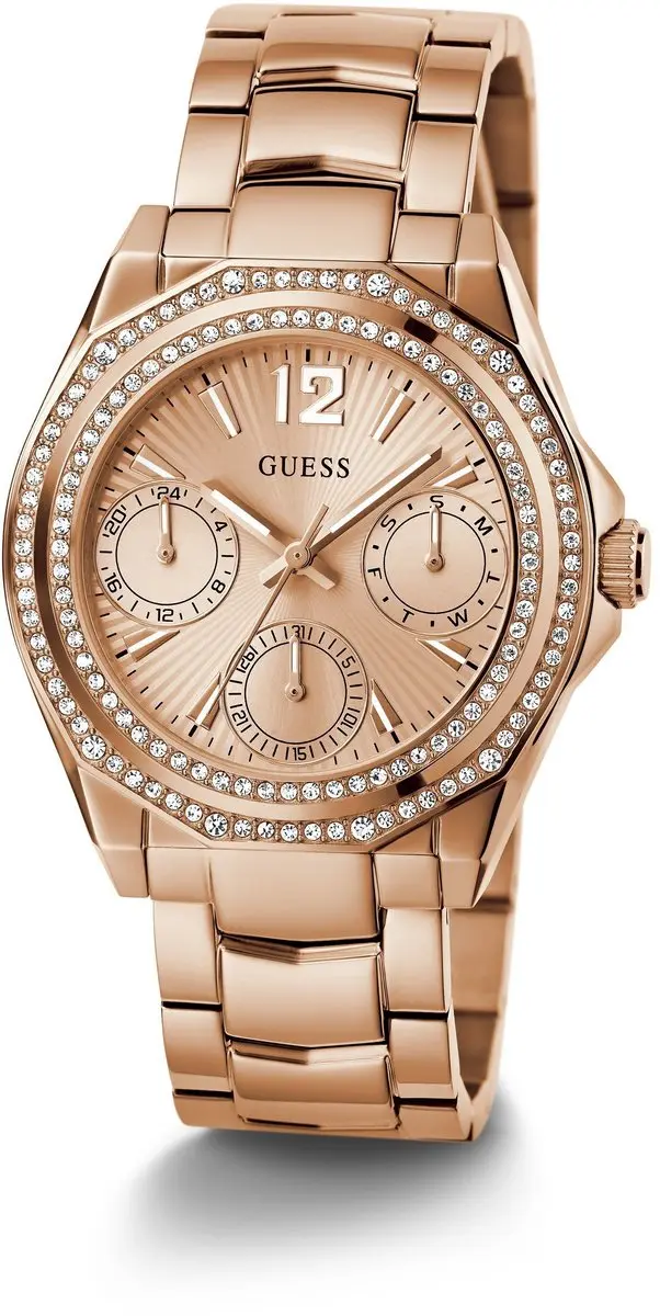 Guess Ritzy Quartz Analoog Horloge - Rose Gold - afbeelding 6 van 6