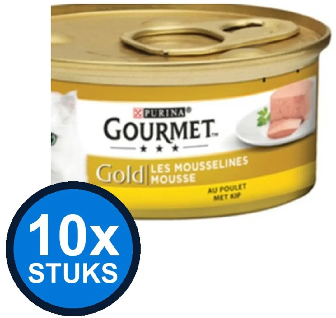 Gourmet Gold Mousse Kip Kattenvoer Natvoer
