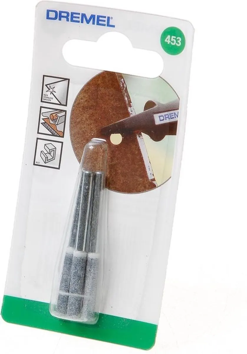 Dremel 453 Kettingzaag Slijpsteen - 3 Stuks