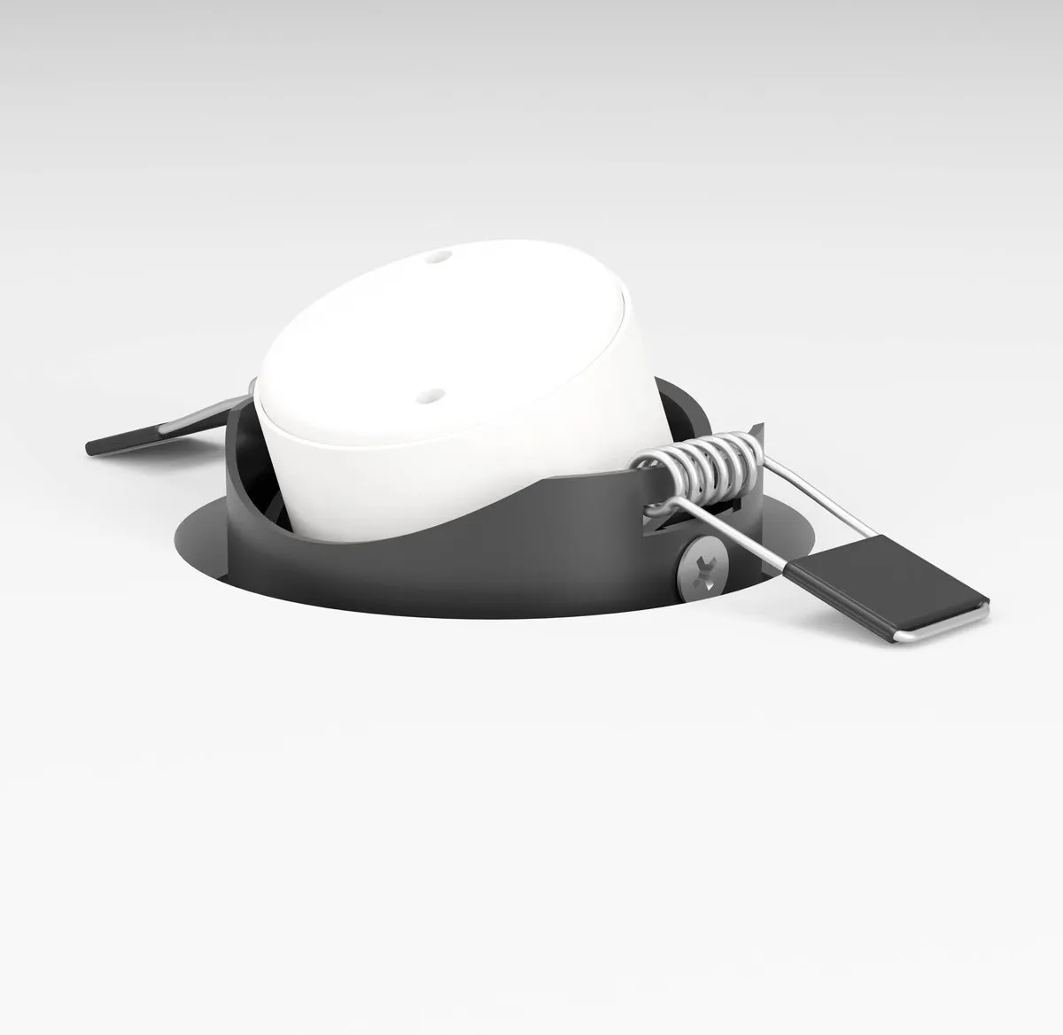 Eglo Saliceto Inbouwspot LED Ø8.8cm Zwart - Set van 3
