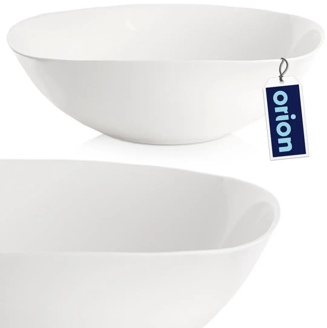 Orion Luna Witte Glazen Kom 25cm - 2L