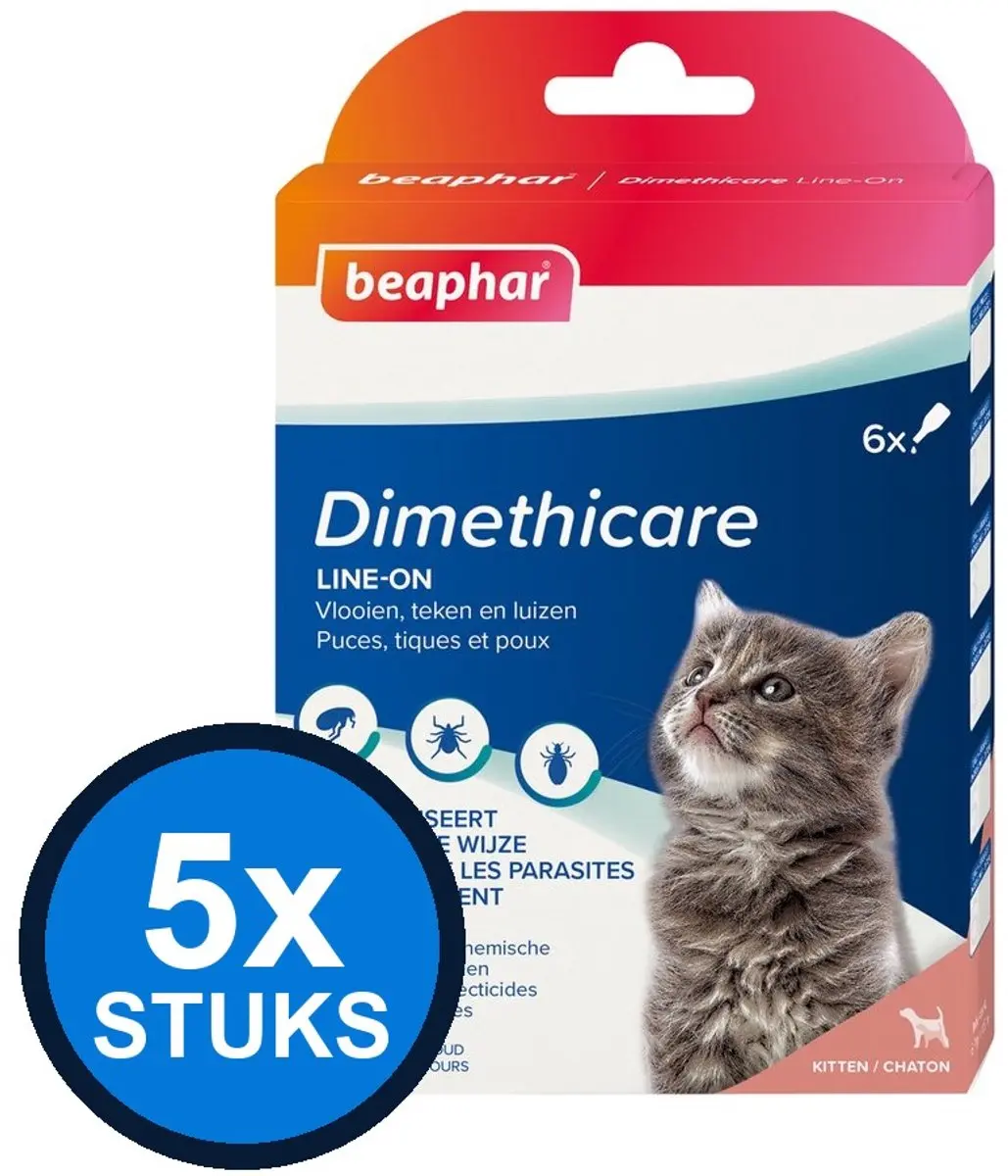 Beaphar Dimethicare Line-On Kitten 6ml