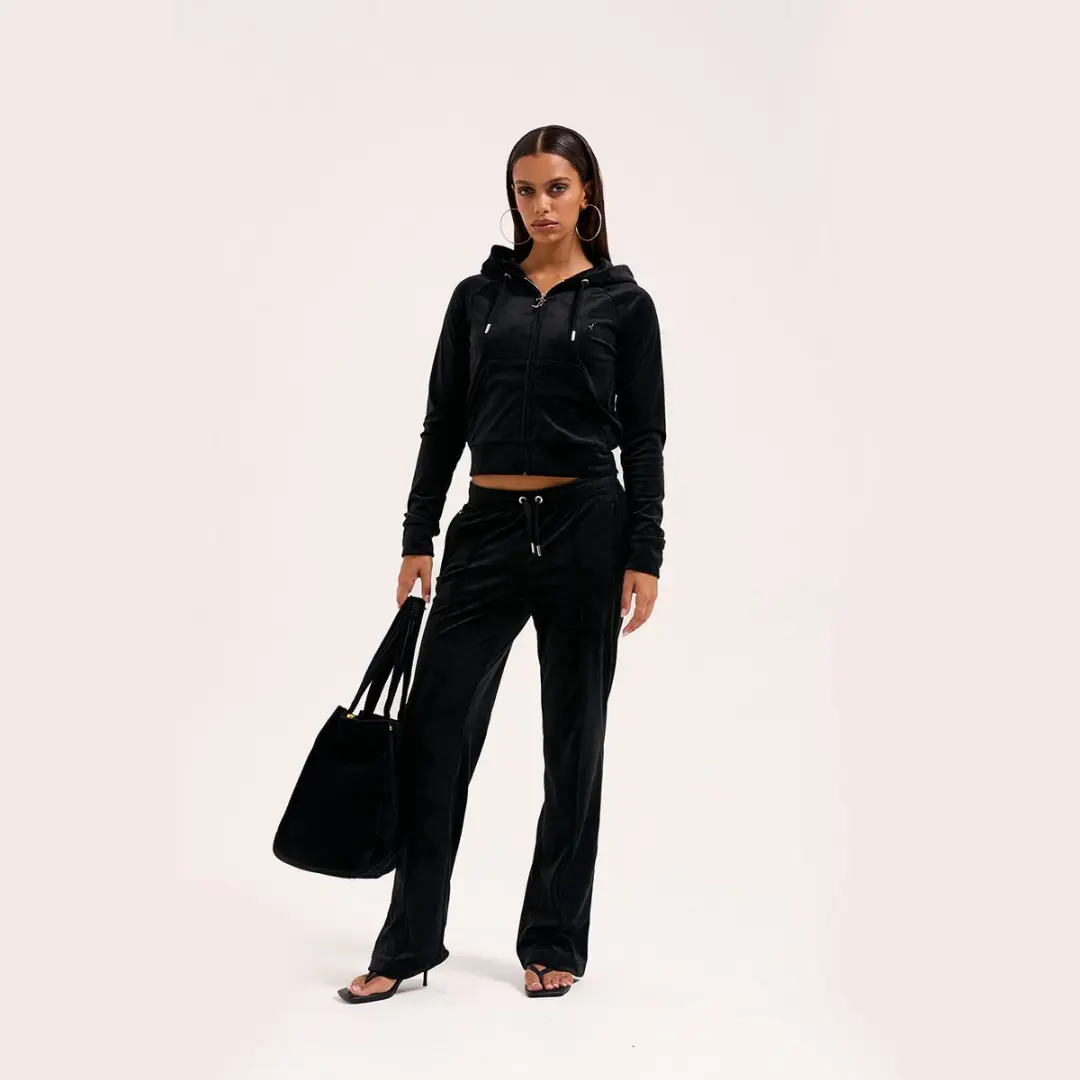 Juicy Couture Madison Outline Hoodie - Zwart - Maat S