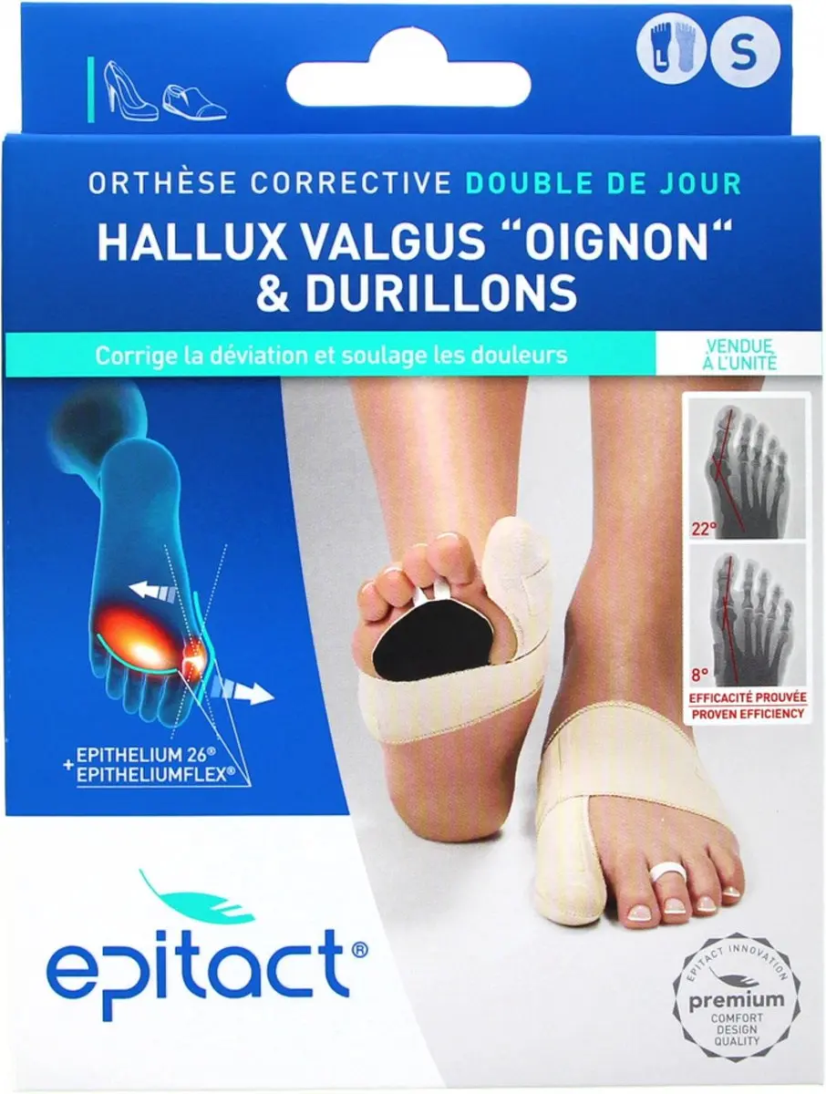 Epitact Dubbel Corrigerende Orthese Hallux Valgus Links M