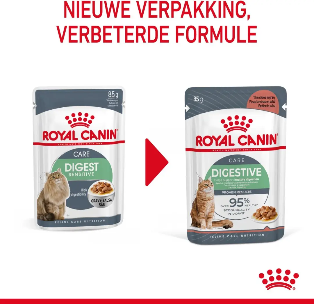 Royal Canin Digestive Care Natvoer Gravy - 24 Stuks