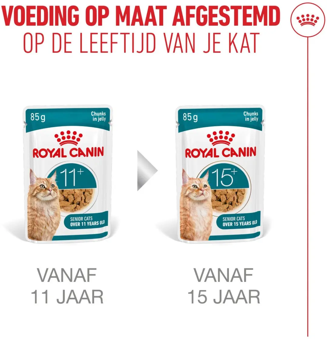 Royal Canin Kattenvoer Nat Jelly Ageing 11+ - 12x85g
