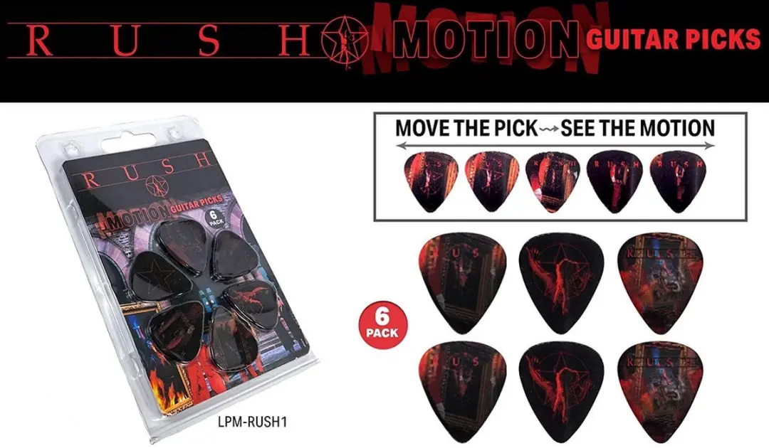 Perris Rush Plectrum Medium 0.71mm - 6 Stuks