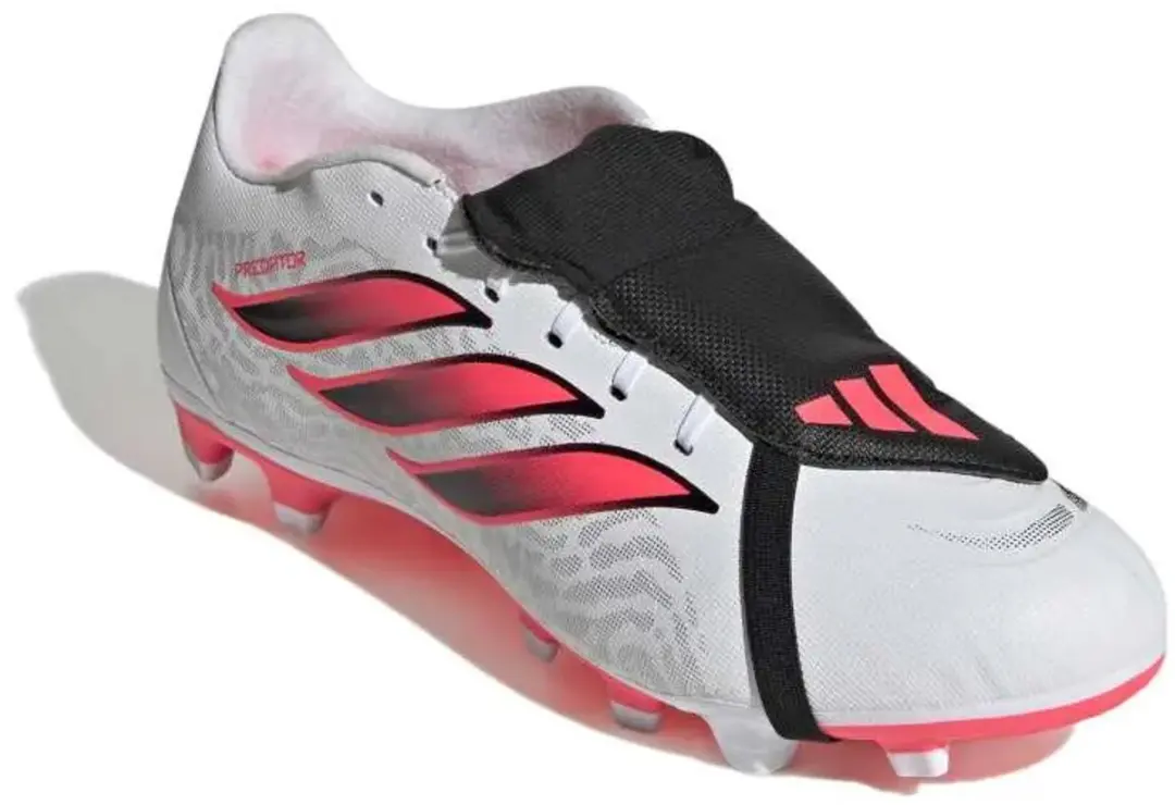 Adidas Predator Club FG Voetbalschoenen 40 2/3 - Wit/Zwart