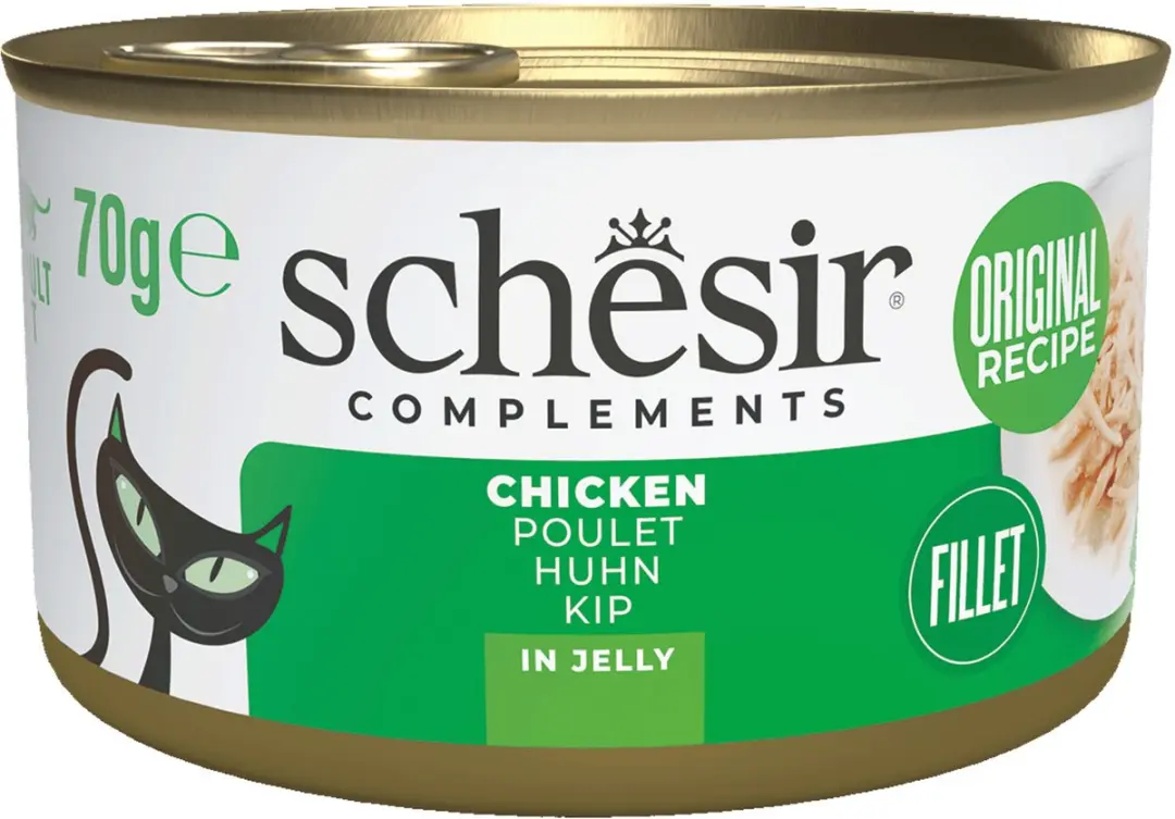 Schesir Adult Katten Natvoer Filet Kip In Gelei