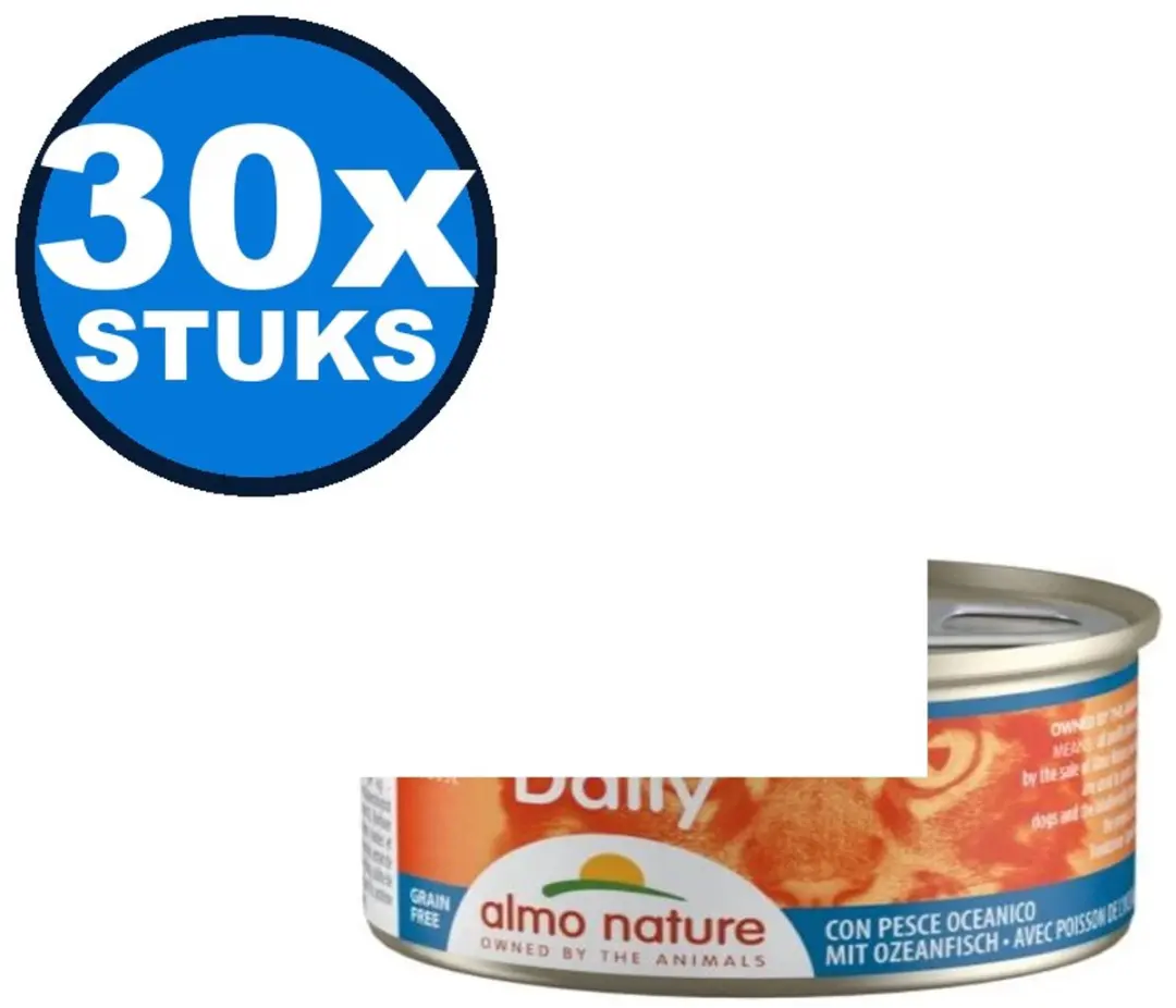 Almo Nature Daily Mousse Oceaanvis Kattenvoer Natvoer 85g