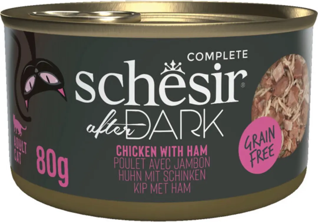 Schesir After Dark Bouillon Kip & Ham 12x80g