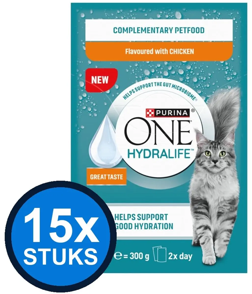 Purina One HydraCare Adult Kip Natvoer