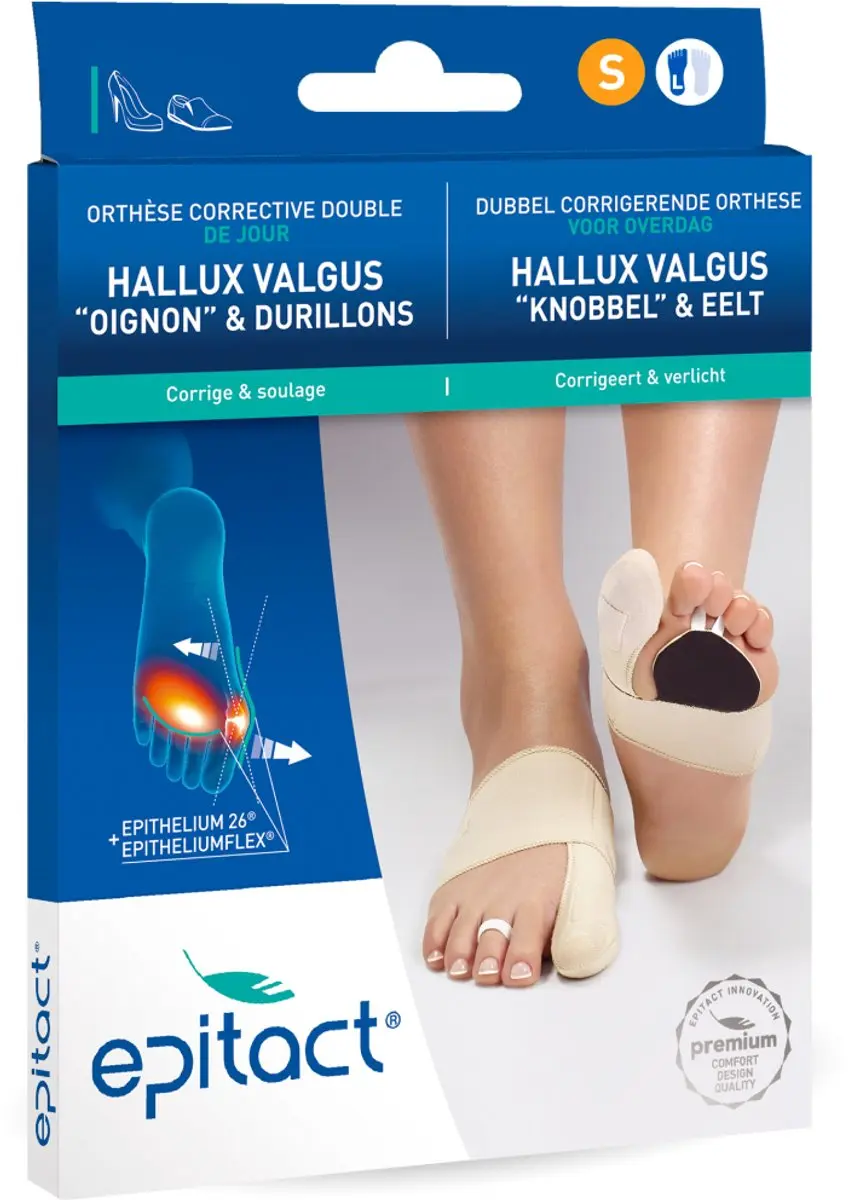 Epitact Hallux Knobbel & Eelt Linker Voet Maat S