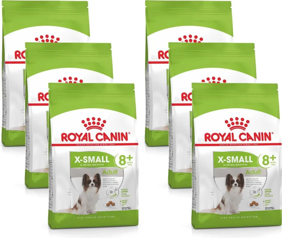 Royal Canin X-Small Adult 8+ Hondenvoer - 6x1,5kg - afbeelding 6 van 6