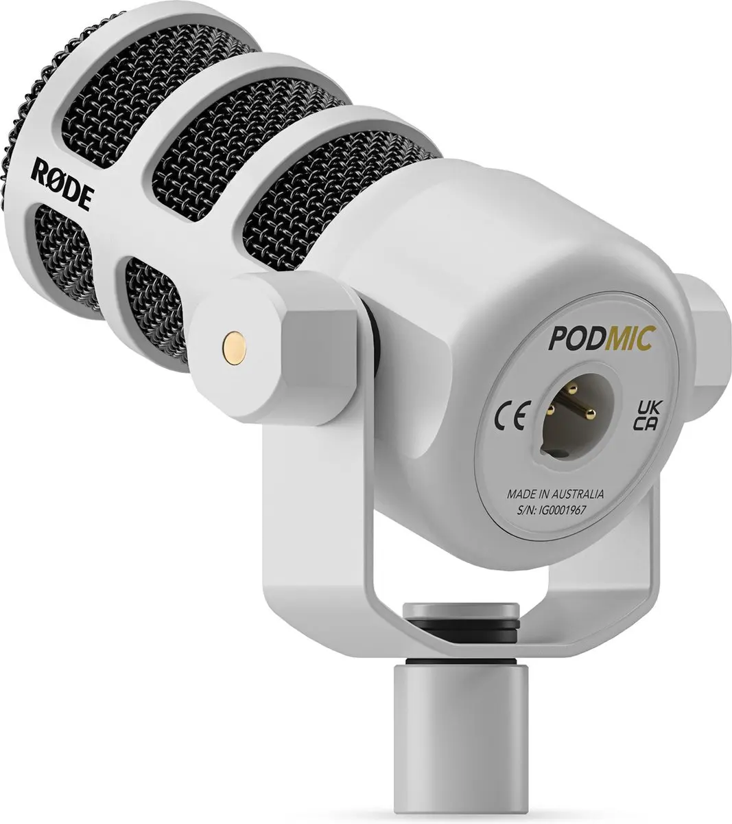 RØDE PodMic Wit - Dynamische Microfoon REC0016732-000