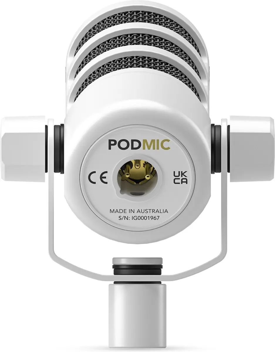 RØDE PodMic Wit - Dynamische Microfoon REC0016732-000