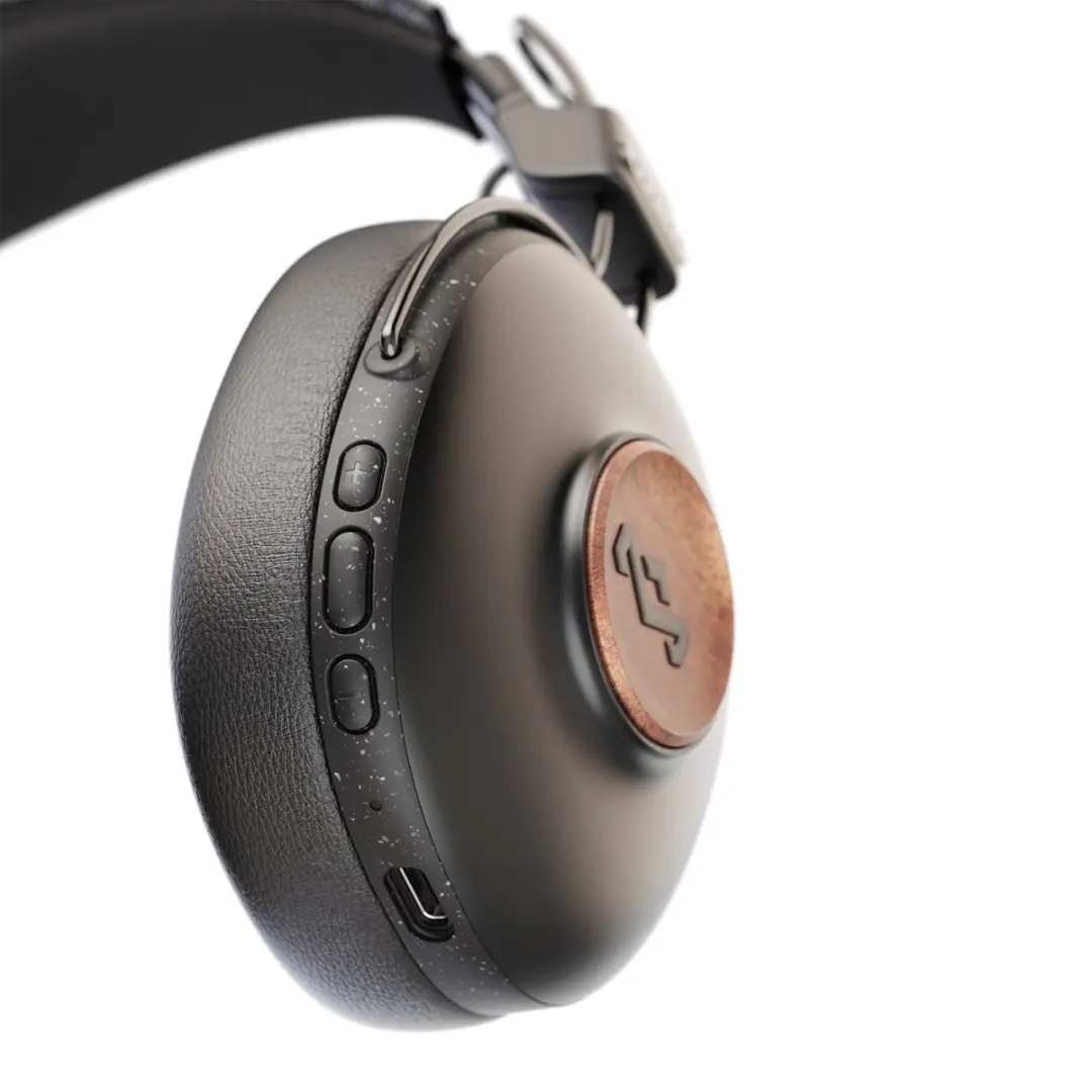 House of Marley Positive Vibration Frequency EM-JH143-SB Bluetooth Koptelefoon - 34 uur - Zwart