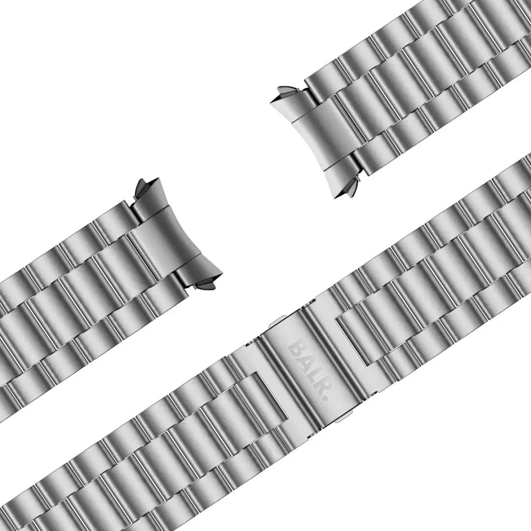 BALR Titanium Horlogeband Zilver - Samsung Galaxy Watch 4/5/6