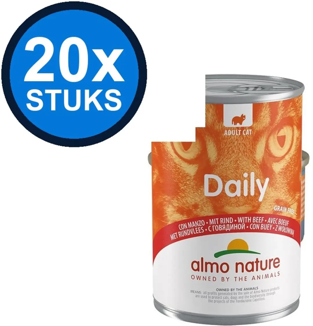 Almo Nature Daily Rund Natvoer Blik