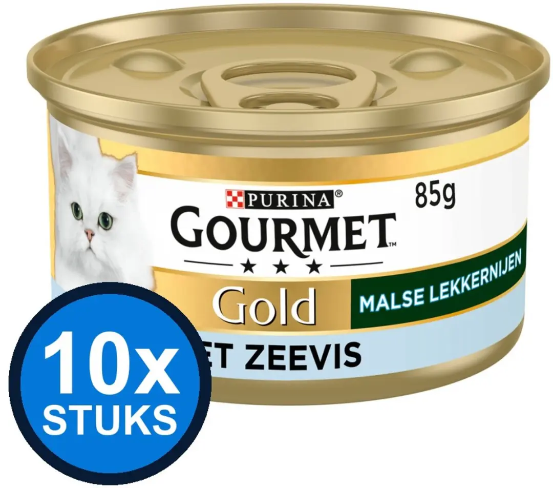 Gourmet Gold Malse Lekkernijen Zeevis Kattenvoer Natvoer