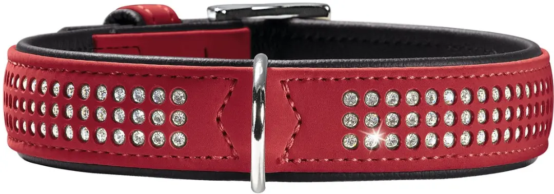 Hunter Hondenhalsband Softie Triluxe Rood