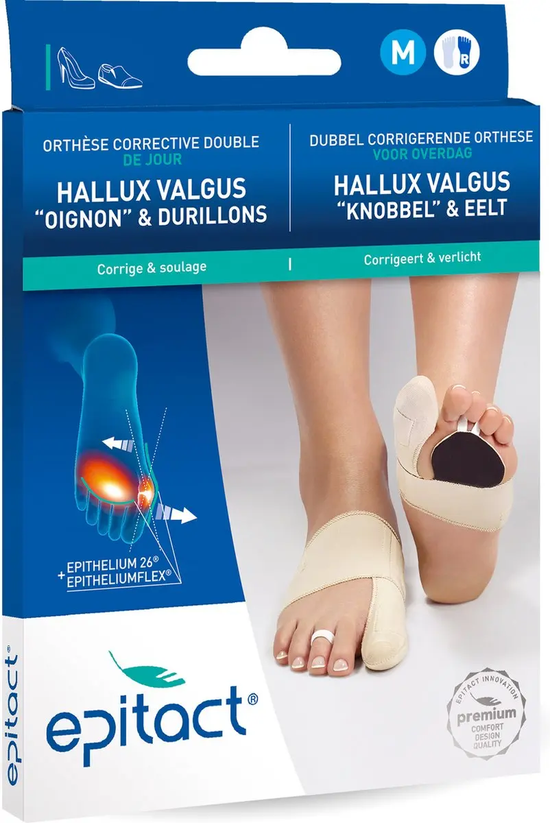 Epitact Hallux Knobbel & Eelt Rechter Voet M