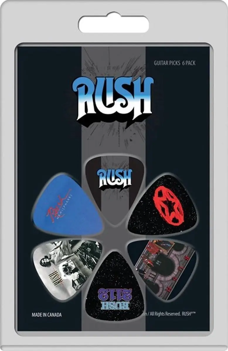 Perris Rush Plectrum Medium 0.71mm - 6 Stuks