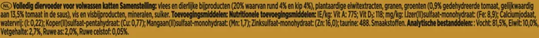 Gourmet Gold Cassolettes Natvoer Rund & Kip - 24x85g