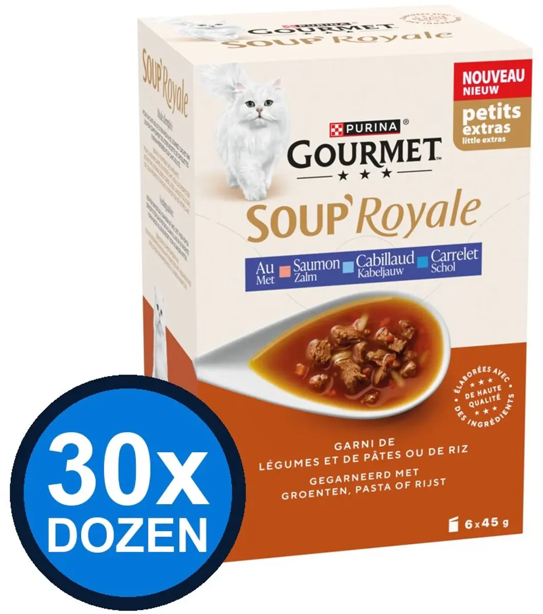 Gourmet Soup Royale Zalm Natvoer Kattenvoer