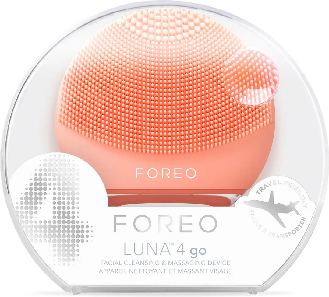 FOREO LUNA 4 go Gezichtsreiniger 8 Snelheden - Peach