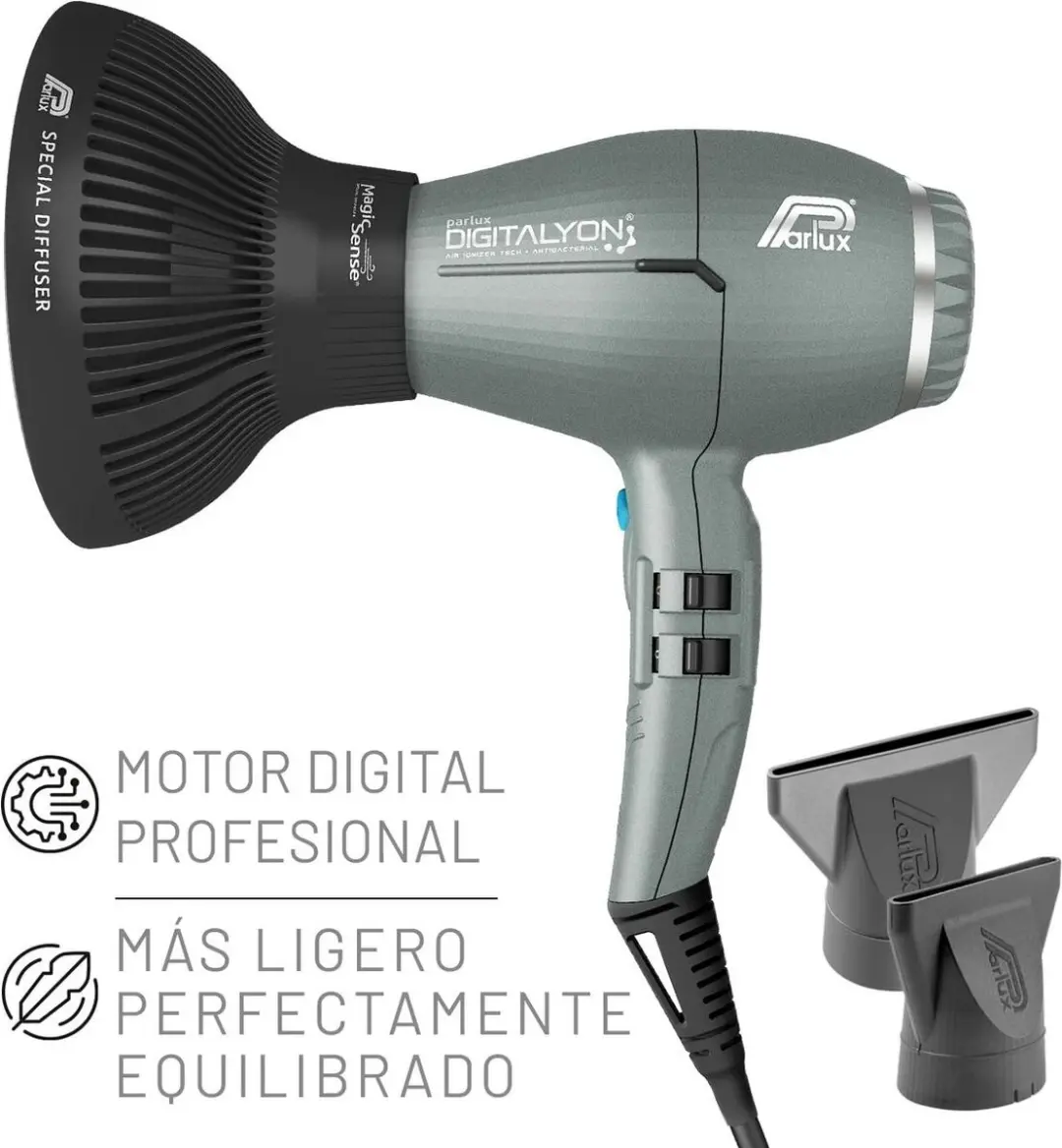 Parlux Digitalyon 2400 Haardroger - Grey