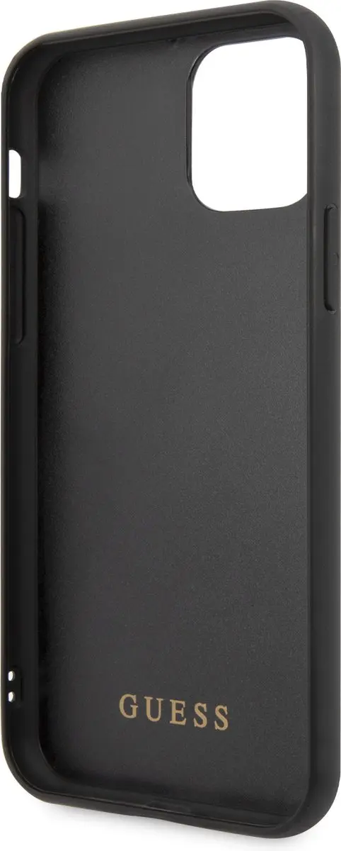Guess Backcover iPhone 11 Pro - Zwart/Goud