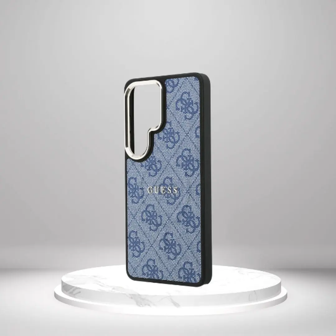 GUESS Hoesje Samsung Galaxy S26 Ultra - Blauw - MagSafe