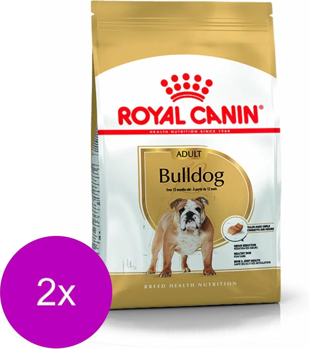 Royal Canin Bulldog Adult Hondenvoer - 2x3kg