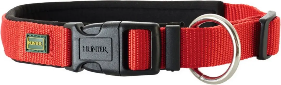 Hunter Klikhalsband Vario Plus - Rood - S/M 35-40cm