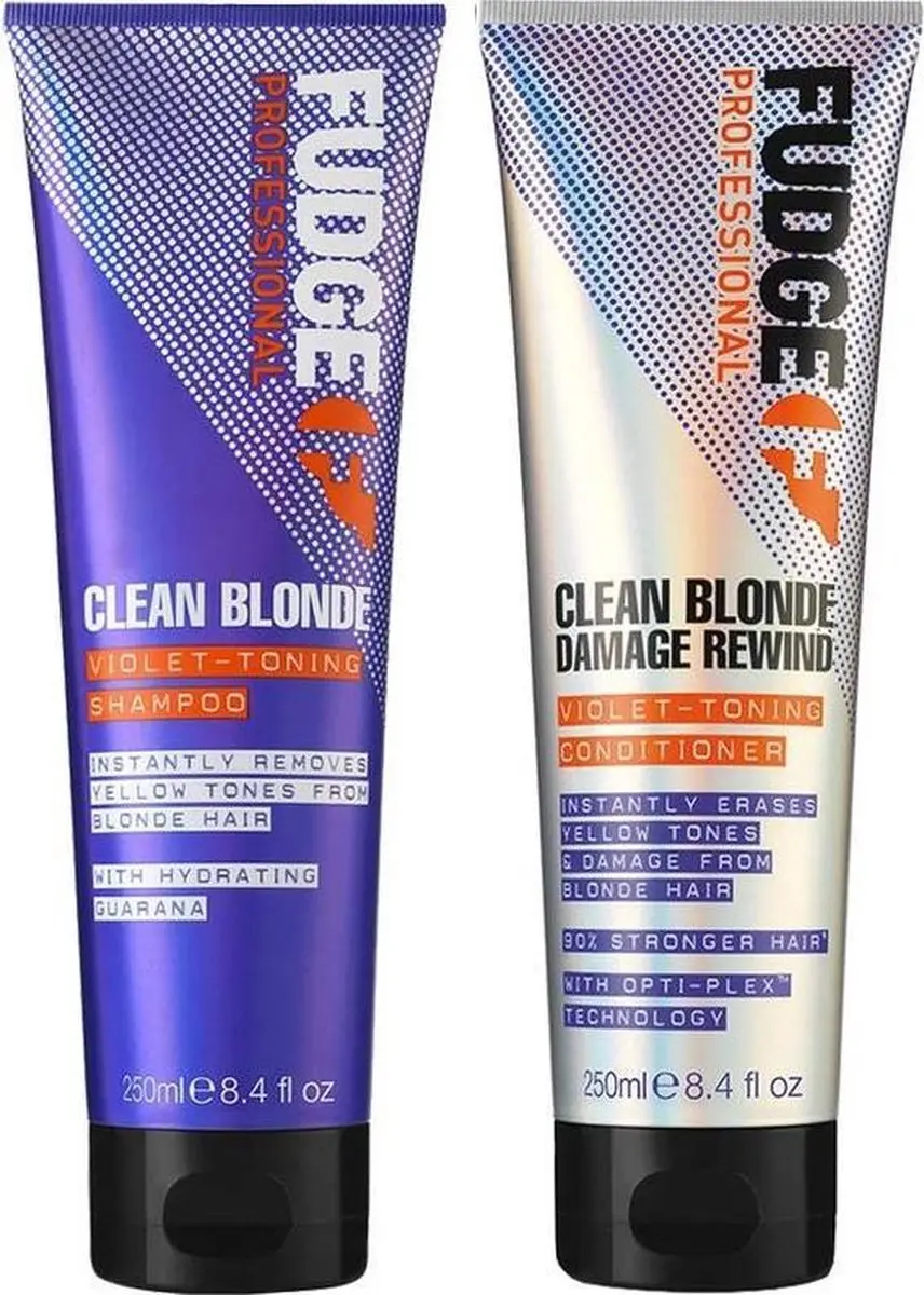 Fudge Clean Blonde Violet Toning Shampoo & Conditioner
