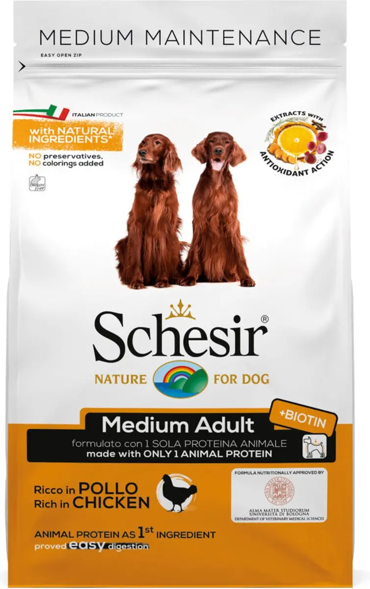 Schesir Droogvoer Medium 3kg