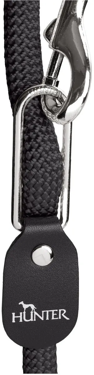 Hunter Variolijn Freestyle Nylon Hondenriem 260x1cm - Zwart