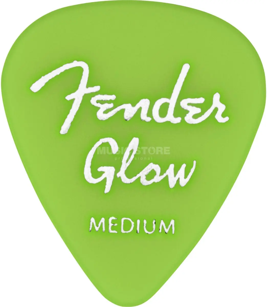 Fender 351 Glow In The Dark Plectrumset
