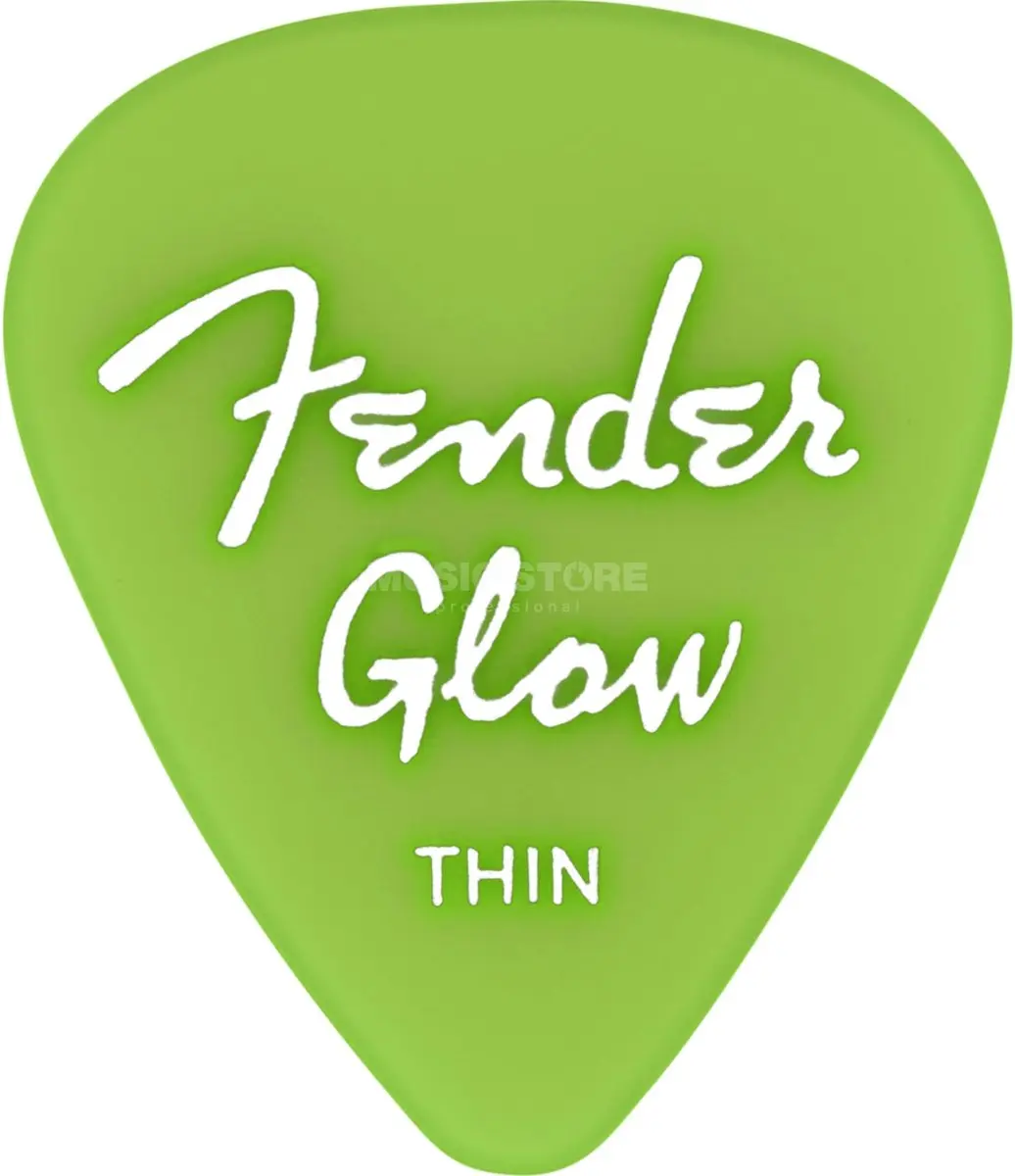 Fender 351 Glow In The Dark Plectrumset