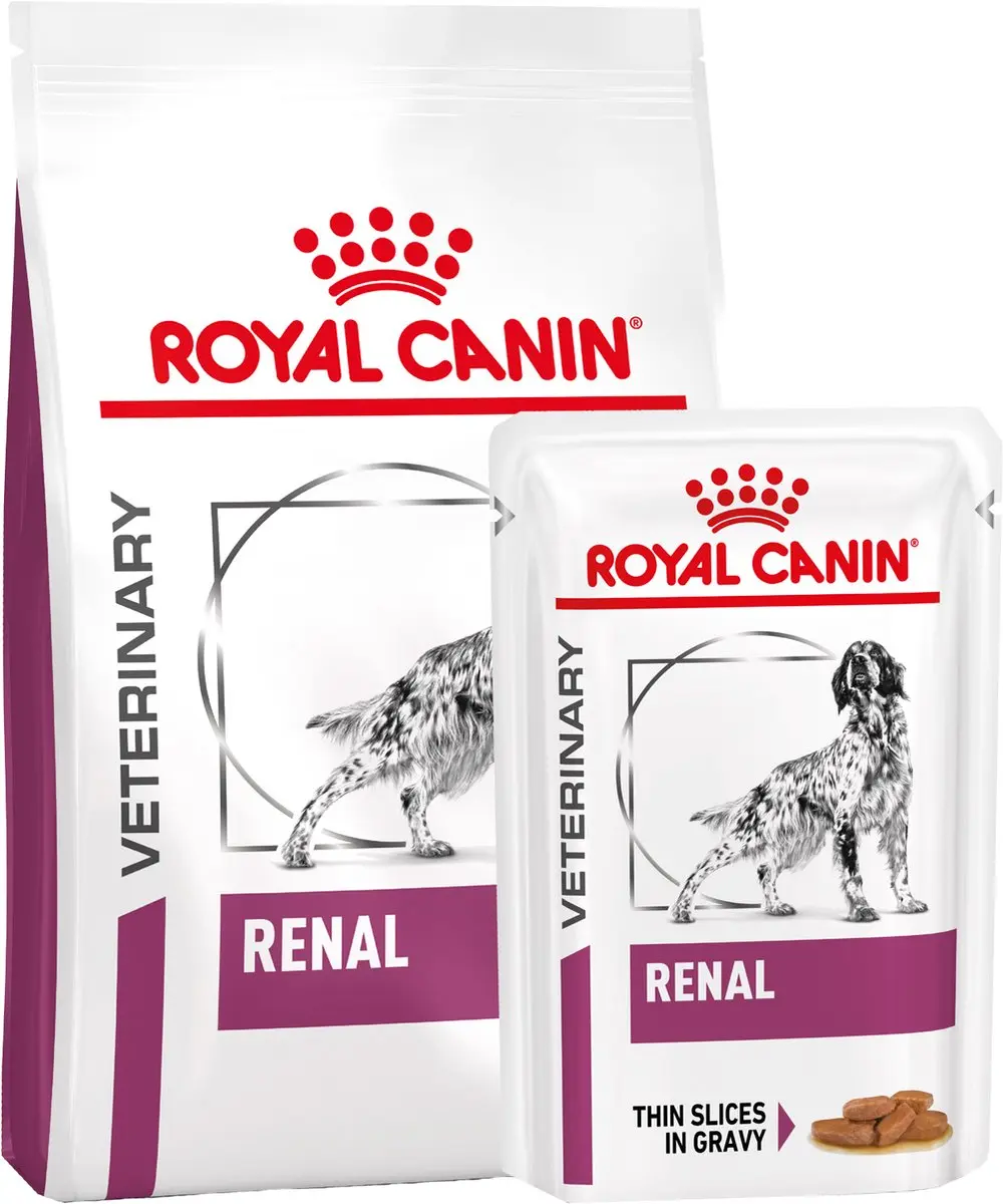 Royal Canin Renal Hond Combi Bundel 14kg + 20x100g