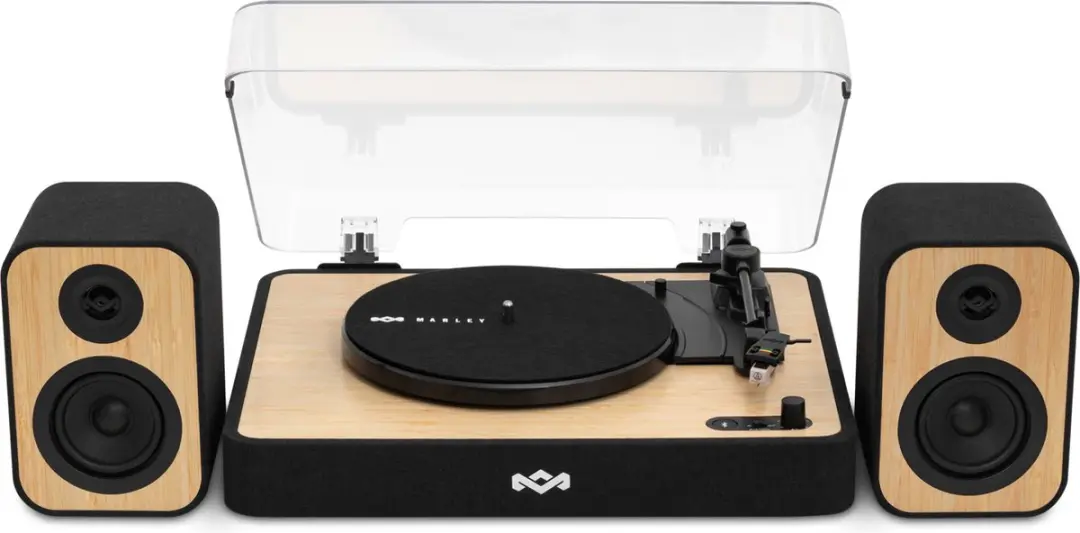 House of Marley Revolution EM-JT304-SB Bluetooth Platenspeler - Audio Technica Element