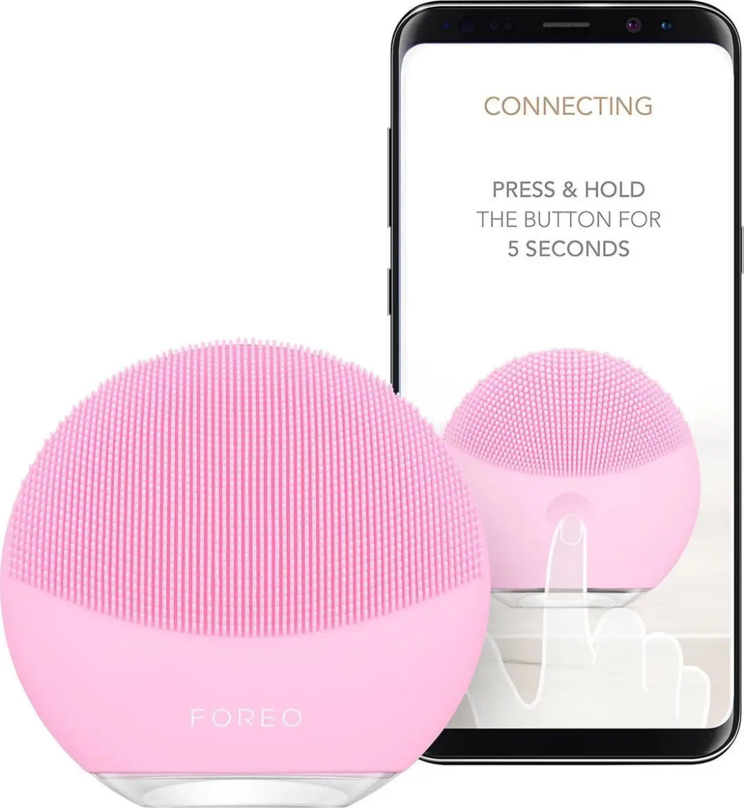 FOREO LUNA mini 3 Gezichtsreinigingsborstel - 12 Snelheden - Roze